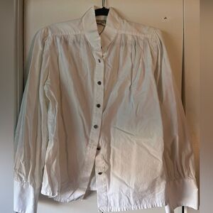 Women's White Button Down Shirt